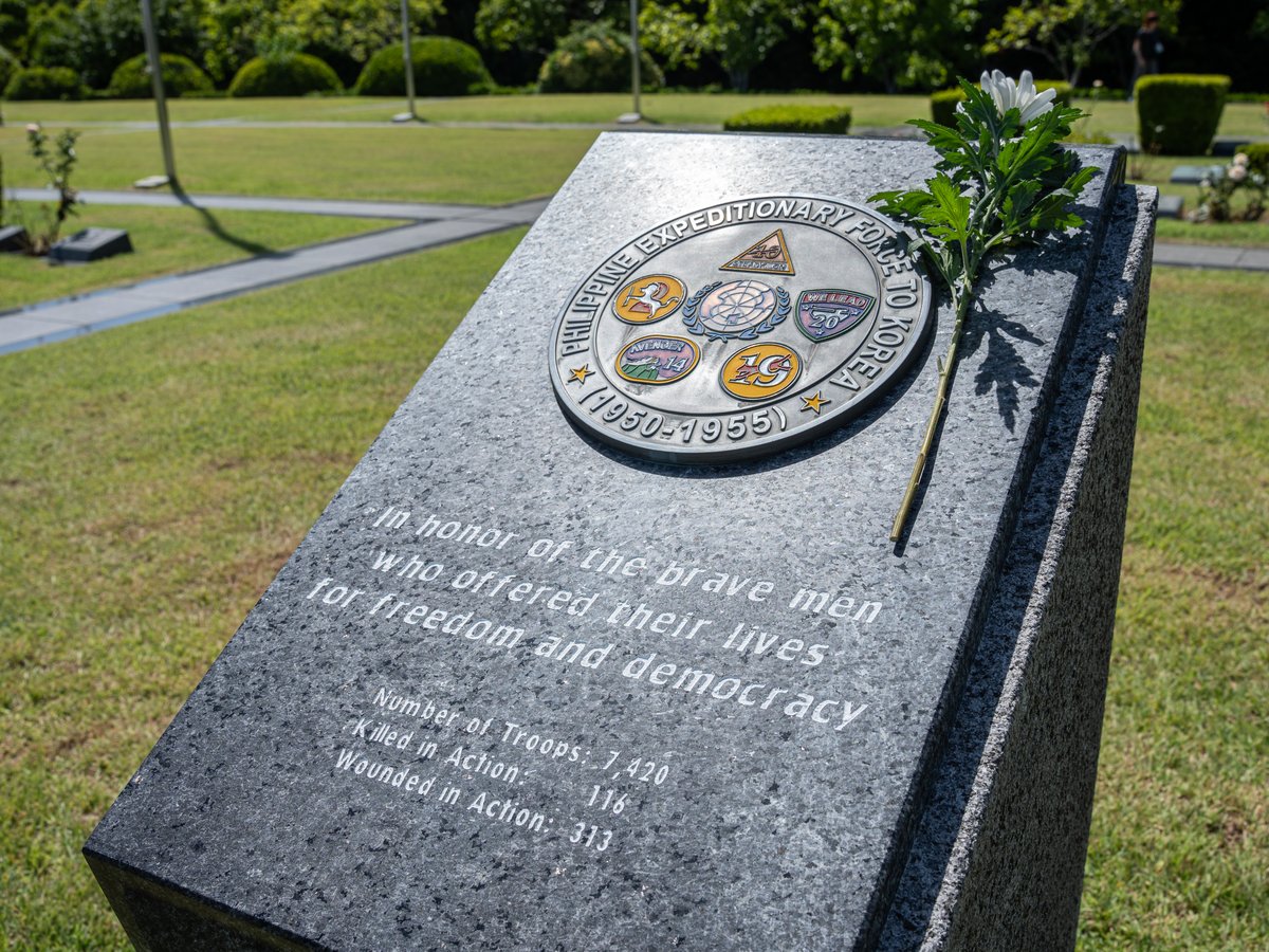 EMBLEMS of the five Filipino Battalion Combat Teams who fought in the Korean War.